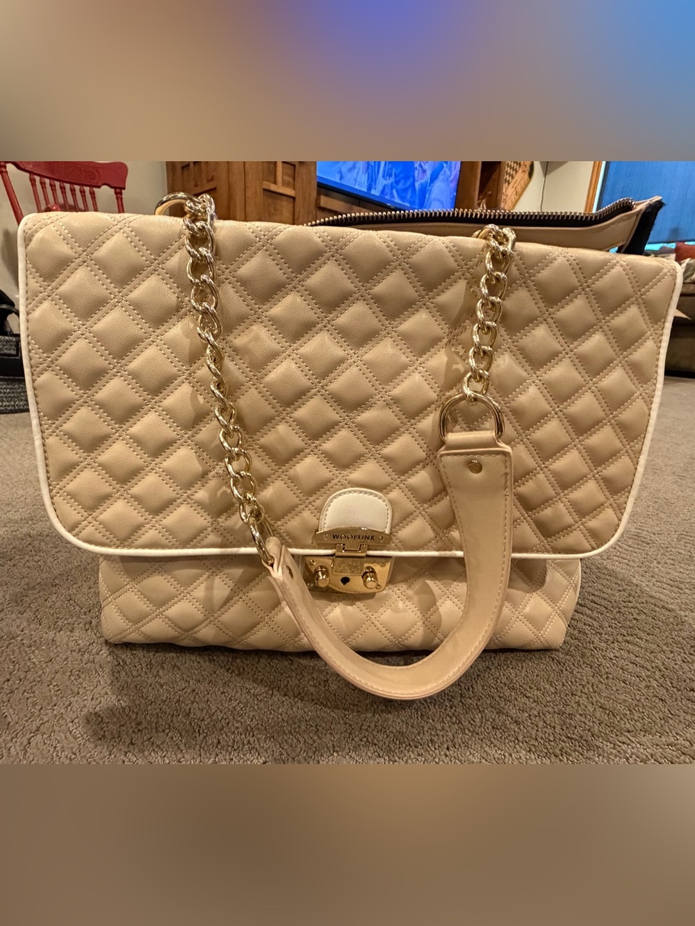 Small couture dog carrier